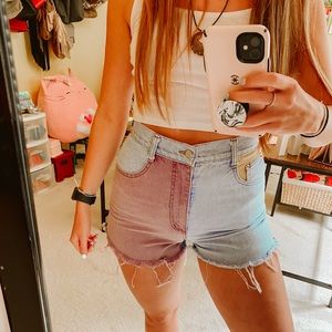 Vintage Steel Denim Shorts